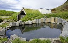 Hrunalaug Hot Spring (választható)